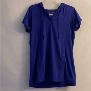 Columbia Short Sleeve Hoodie Shirt OMNI SHADE XL